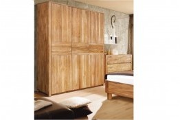 Шкаф LAUSANNE 3-х дверный из массива дуба